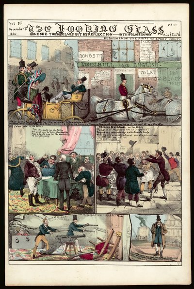 The Looking Glass, 1 December 1830 by English School